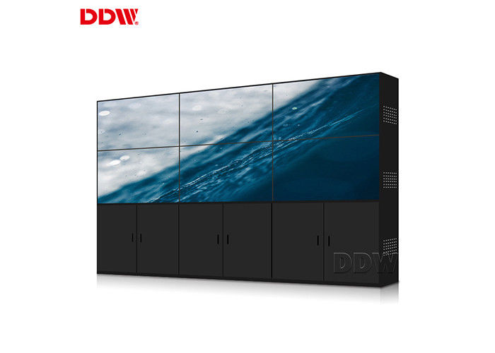 Full HD LCD Video Wall Display Flexible Structure Design 8 Bit  , 16M