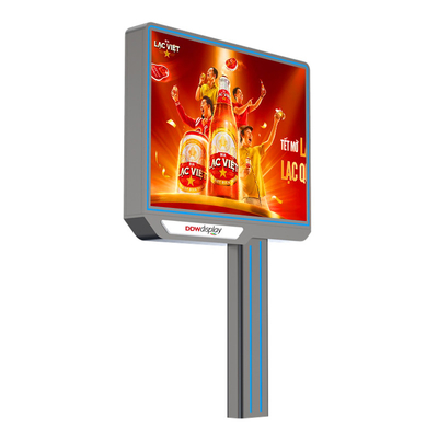 p6 مخصص 8000nits IP65 عازل المياه إعلان العرض الخارجي أدى لوحة الإعلانات نظام 4G مع HDMI
