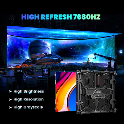 7680 هرتز مضاد للماء 500x500 ملون كامل p3.91 p1.56 P2.604 لوحة داخلية عرض خارجي
