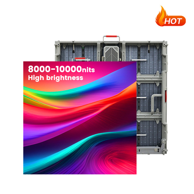 شاشة LED خارجية تجارية 960x960mm ، P5 P6.67 P8 P10 ، IP68 مقاومة للماء ، 8000-10000nits للمظاهر العامة والمناسبات