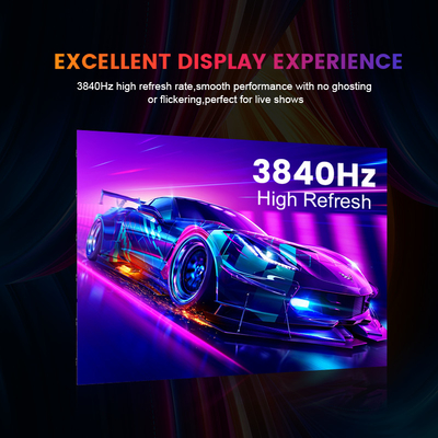 عرض LED للإيجار على المسرح مع 500 * 500 حجم لوحة ومادة خزانة الألومنيوم المصبوبة