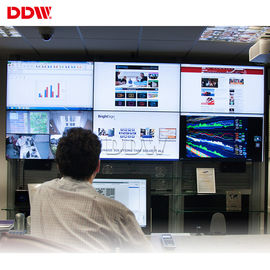 كامل HD DVI فيديو الجدار المراقب المالي ، تحكم RS232 LAN عرض الفيديو الجدار المراقب المالي