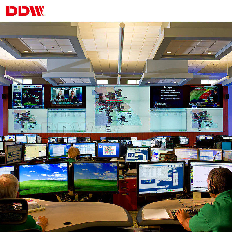 700 Nits 3.5mm 46 فيديو حائط 3x3، Traffic Management Centre Digital فيديو حائط