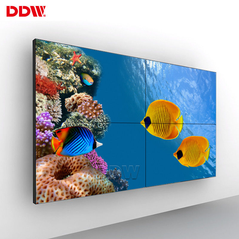 سوبر ضيق الحافة LCD LCD عرض الفيديو 1920 * 1080 500 الصئبان الصمام الخلفي 5.3 مم